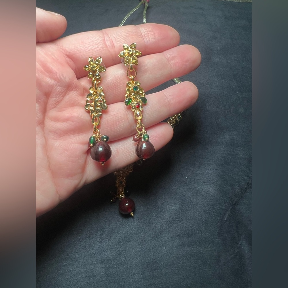🌺 Pakistani/Indian Jewelry Set - Picture 2 of 2